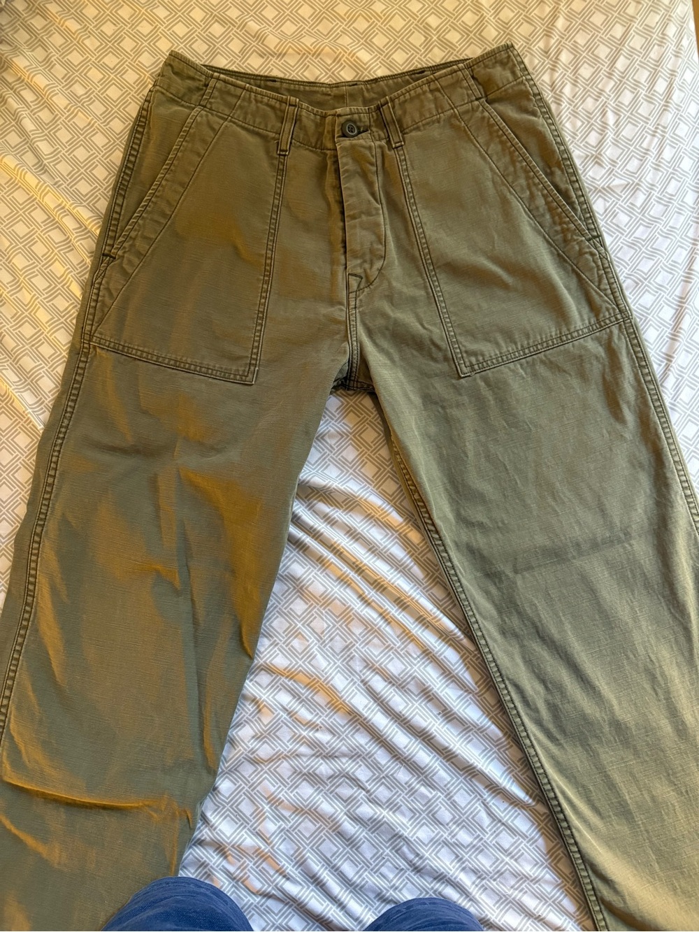 Imogene + Willie Blake Military Trousers in Olive Women’s Size M 31” Waist - Picture 14 of 14